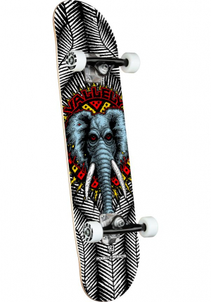 Powell Peralta 8,0 Vallely Elephant Skateboard Complete white